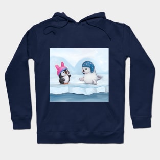 Penguin and seal Hoodie